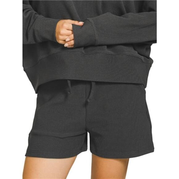 Zenana Ribbed Round Neck Pullover and Shorts Set - Picture 3 of 3